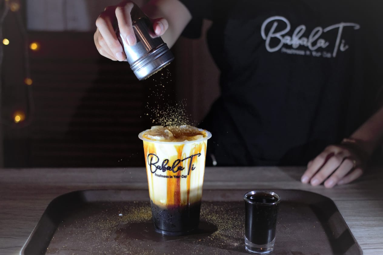 Milk Tea Brown Sugar w/ Salted Caramel Large BB